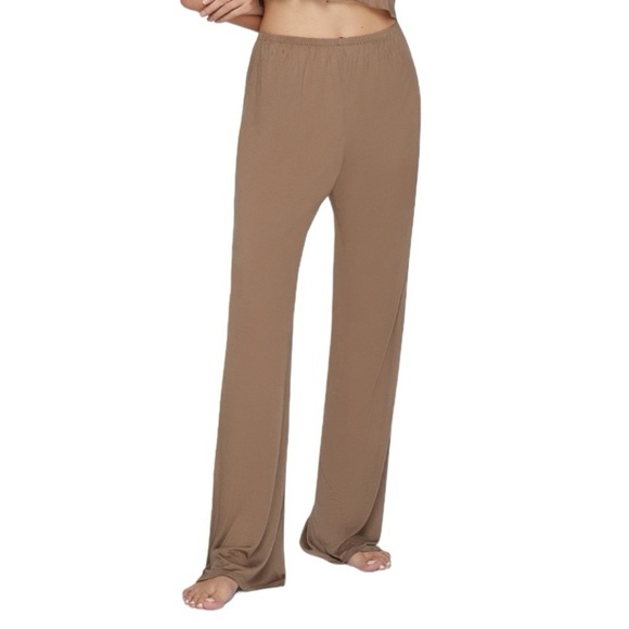 Skims Kim Sleep Draped  Trousers Camel Size 3X - Picture 1 of 9